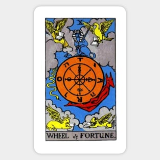 Wheel of Fortune Tarot Sticker